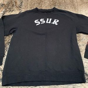 SSUR Controlled Substance It’s Just Begun Crew Sweatshirt Rare Fall 2013 Size M